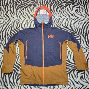 Helly Hansen Elevation ULLR waterproof ski snowboard Shell Jacket men XXL orange